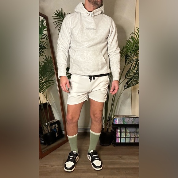 Aime Leon Dore | Logo Hoodie in Light Grey Heather (Small) - Picture 12 of 12